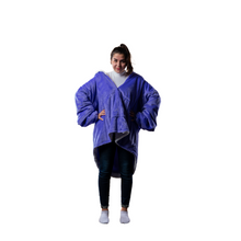 Load image into Gallery viewer, The Zipper Purple Hugzy