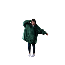 Load image into Gallery viewer, The Zipper Army Green Hugzy