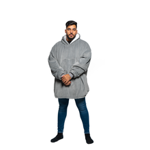 Load image into Gallery viewer, The Original Cloud Grey Hugzy بدون سحاب