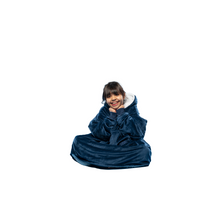 Load image into Gallery viewer, The Original Kids Ibza Blue Hugzy بدون سحاب لااطفال