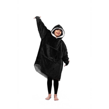 Load image into Gallery viewer, The Original Kids Onyx Black Hugzy بدون سحاب للاطفال