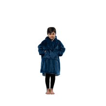 Load image into Gallery viewer, The Original Kids Ibza Blue Hugzy بدون سحاب لااطفال