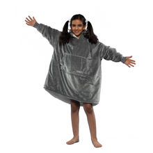 Load image into Gallery viewer, The Original Kids Cloud Grey Hugzy بدون سحاب للاطفال