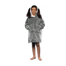 Load image into Gallery viewer, The Original Kids Cloud Grey Hugzy بدون سحاب للاطفال