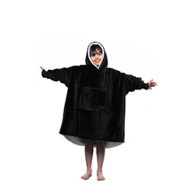 Load image into Gallery viewer, The Original Kids Onyx Black Hugzy بدون سحاب للاطفال