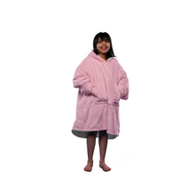 Load image into Gallery viewer, The Original Kids Rose Baby Pink Hugzy بدون سحاب للاطفال