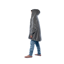 Load image into Gallery viewer, The Zipper Kids Cloud Grey Hugzy