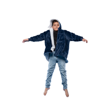 Load image into Gallery viewer, The Zipper Kids Ibiza Blue Hugzy