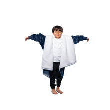 Load image into Gallery viewer, The Zipper Kids Ibiza Blue Hugzy