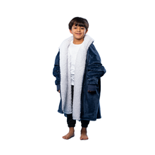 Load image into Gallery viewer, The Zipper Kids Ibiza Blue Hugzy