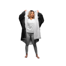 Load image into Gallery viewer, The Zipper Fog Grey Hugzy