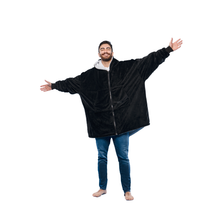 Load image into Gallery viewer, The Zipper Onyx Black Hugzy