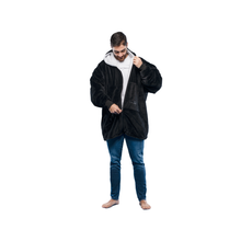 Load image into Gallery viewer, The Zipper Onyx Black Hugzy