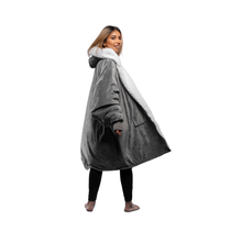 Load image into Gallery viewer, The Zipper Cloud Grey Hugzy