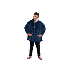 Load image into Gallery viewer, The Zipper Kids Ibiza Blue Hugzy