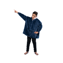 Load image into Gallery viewer, The Zipper Kids Ibiza Blue Hugzy