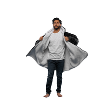 Load image into Gallery viewer, The Zipper Fog Grey Hugzy