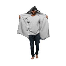 Load image into Gallery viewer, The Zipper Fog Grey Hugzy