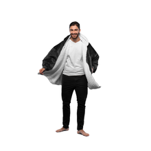 Load image into Gallery viewer, The Zipper Fog Grey Hugzy