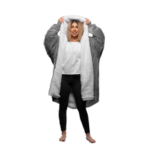 Load image into Gallery viewer, The Zipper Cloud Grey Hugzy