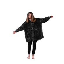 Load image into Gallery viewer, The Zipper Kids Fog Grey Hugzy