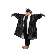 Load image into Gallery viewer, The Zipper Kids Fog Grey Hugzy